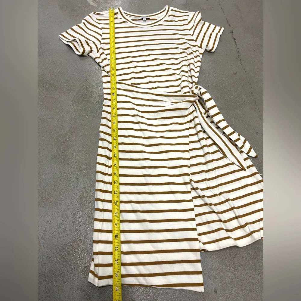Women’s‎ Rails Edie Stripe Cotton Jersey Wrap T-Shirt Mini Dress sz XS casual - Picture 10 of 10